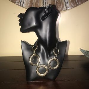 Beautiful gold and black elegant neckless